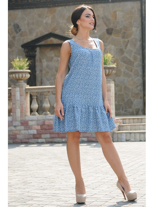 Платье "Джесс-Джинс" ПЛ 33.2-28/16принт цветы