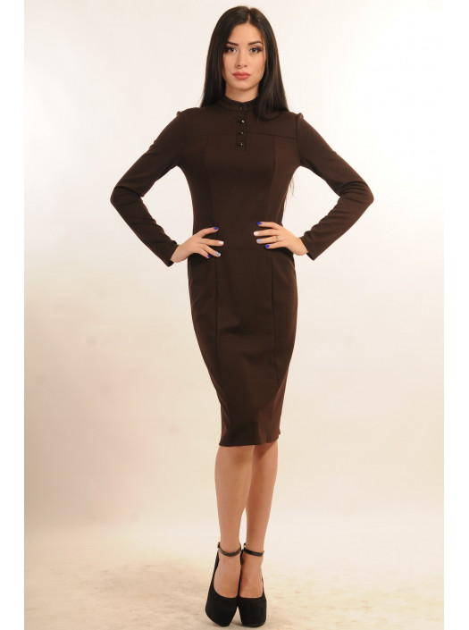Платье "Скай" ПЛ 12.1-96/15шоколад