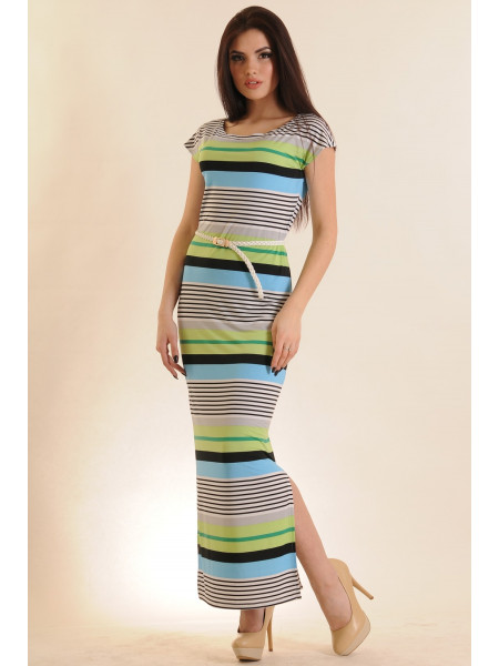 Платье "Радуга" макси