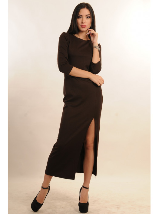 Платье "Амели" ПЛ 12.1-85/15шоколад