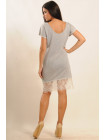 Платье "Хлоя" ПЛ 34.1-40/16серый меланж