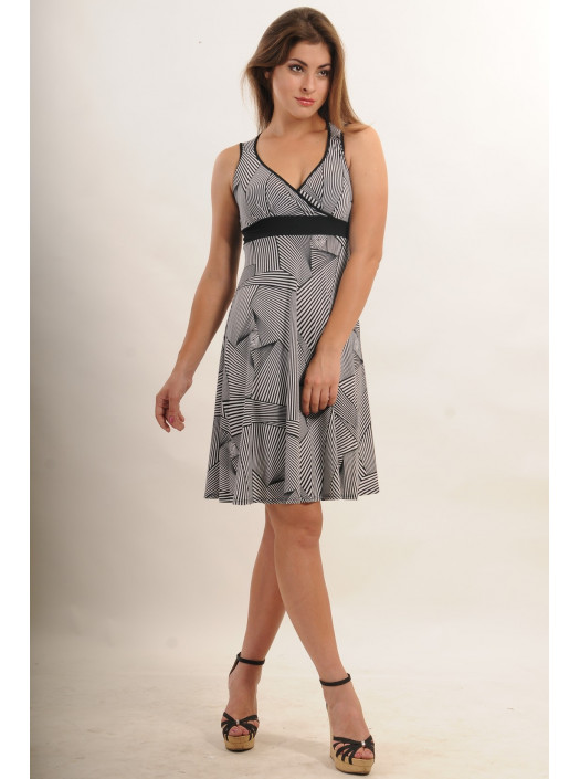 Сарафан "Лето" СФ 4.2-50/12черно-белый