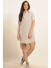 Платье-рубашка "Дакота" ПЛ 15.2-11/16беж