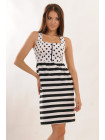 Сарафан "Монако" СФ 9.2-99/14черно-белый
