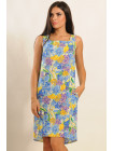 Сарафан "Доминика" СФ 16.2-64/15голубой