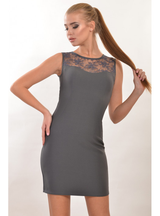 Платье "Кашибо" ПЛ 5.1-67/15графит
