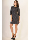 Платье "Волна" ПЛ 18.2-65/14синий принт