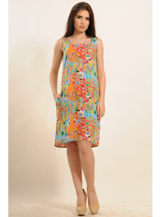 Сарафан "Доминика" СФ 16.2-64/15оливка 