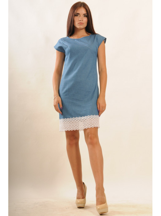 Платье "Фортуна-Джинс" ПЛ 9.2-92/16голубой