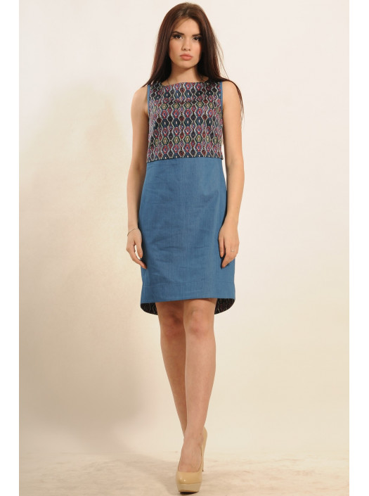 Платье "Эльба" ПЛ 9.2-25/16темно-синий