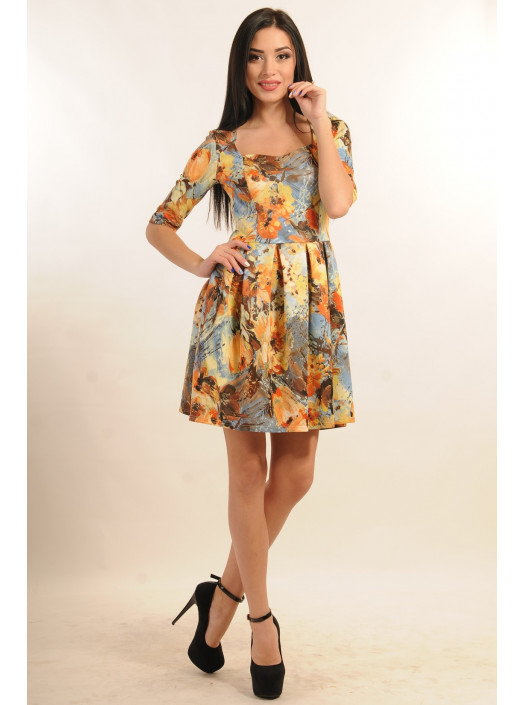 Платье "Бутон" ПЛ 22.2-82/15оранж