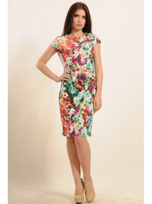 Платье "Лилия" ПЛ 4.2-91/14зеленый