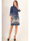 Платье "Волна" ПЛ 18.2-65/14синий купон