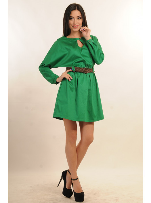 Платье "Кензо" ПЛ 9.1-74/15зеленый