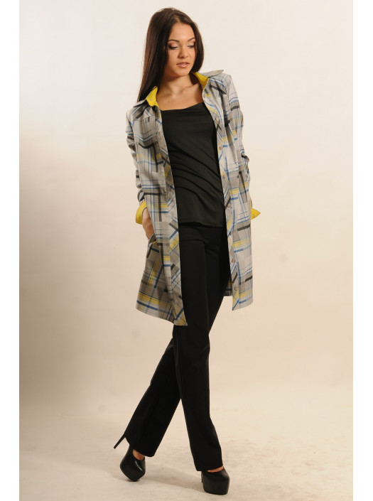 Платье-рубашка "Бонни" ПЛ 5.2-49/15сине-желтый