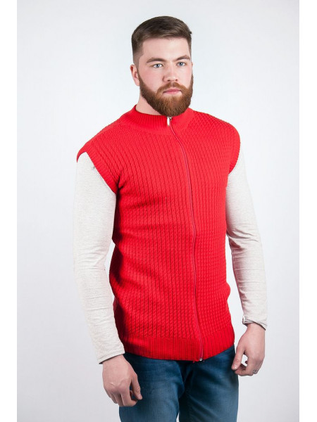 Жилетка шерстяная