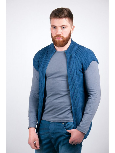 Жилетка шерстяная