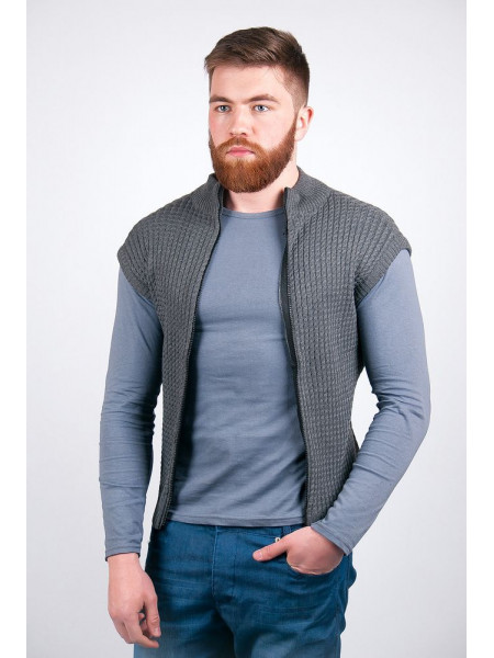 Жилетка шерстяная