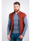 Жилетка шерстяная Жилетка №27F020_Терракотовый