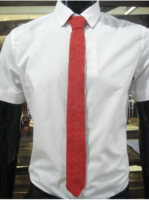 Галстук Галстук A 0011_Бордовый