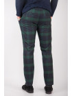 Брюки Брюки №49F006_Сине-зеленый