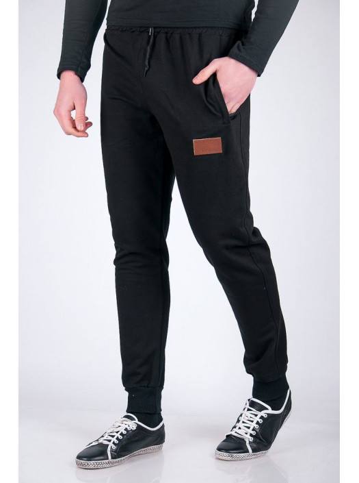 Брюки Брюки спортивные №123F002_Черный