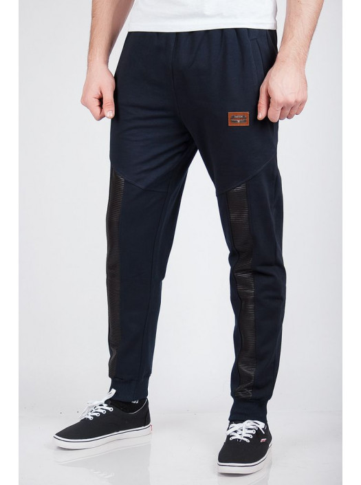 Брюки Брюки спортивные №118F003_Темно-синий