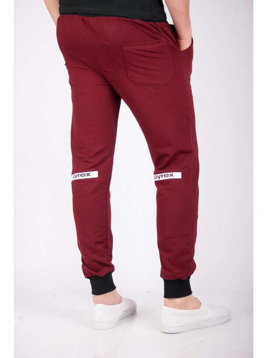 Брюки Брюки спортивные №124F001_Бордо