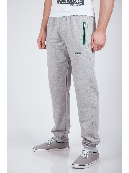 Брюки Брюки спортивные №119G001_Серо-зеленый