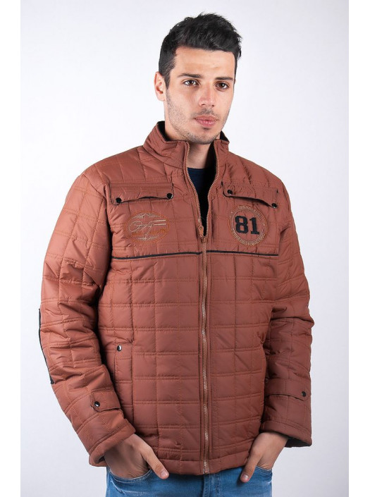 Демисезонная куртка Куртка №57A072_Терракотовый