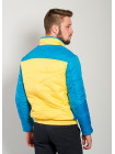 Демисезонная куртка Куртка 2241_Желтый/голубой