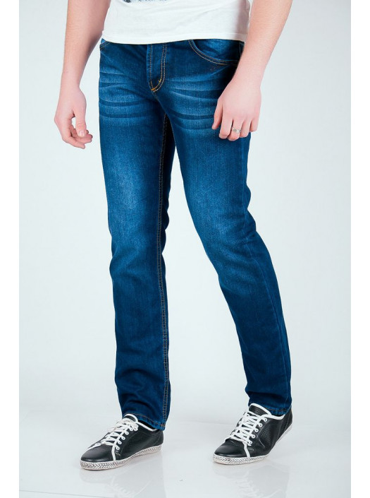 Джинсы Джинсы №21G035_Темно-синий