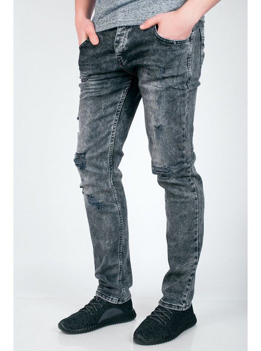 Джинсы Джинсы №136F003_Темно-серый