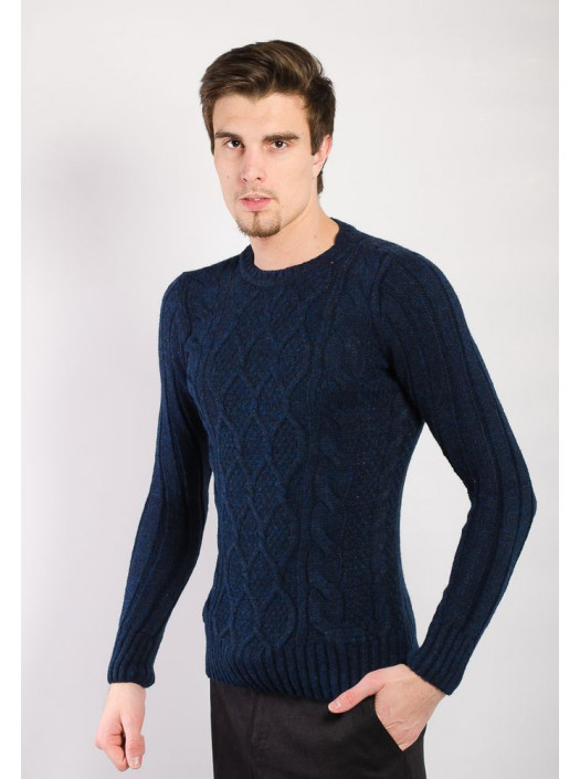 Свитер Свитер №55F006_Темно-синий