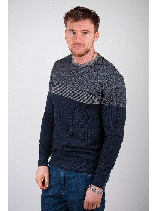 Свитер Свитер №27F019_Темно-синий