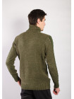 Свитер Гольф №27F005_Зеленый