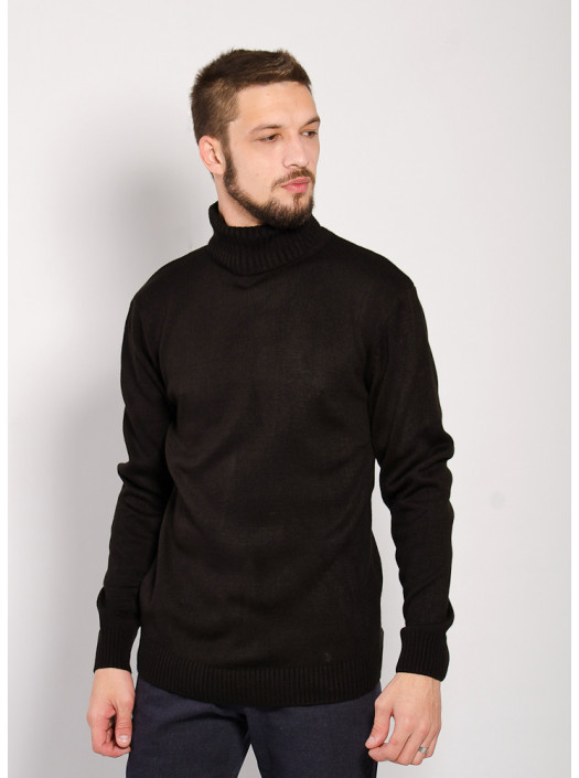 Свитер Гольф №21G049_Черный