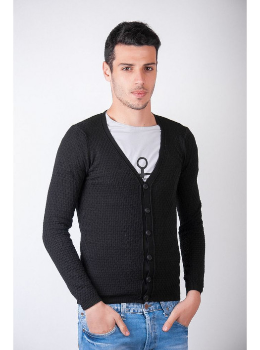 Кардиган Кофта №90F008_Черный