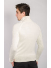 Свитер Гольф №55F013_Молочный