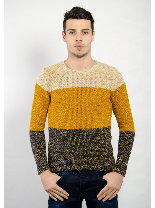 Свитер Свитер №18F053_Желто-черный