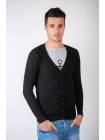Кардиган Кофта №90F006_Черный