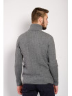 Свитер Гольф №27F001_Темно-серый