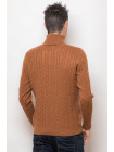 Свитер Гольф №27F001_Терракотовый