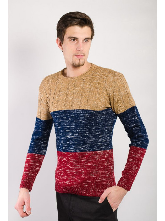 Свитер Свитер №28F006_Бордово-синий