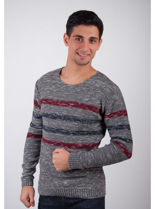 Свитер Свитер №28F017_Серый