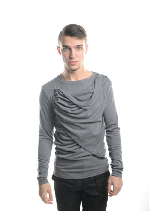 Свитер Свитер 9026_Светло-серый