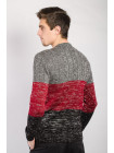 Свитер Свитер №28F006_Черно-бордовый