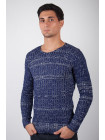 Свитер Свитер №28F020_Темно-синий