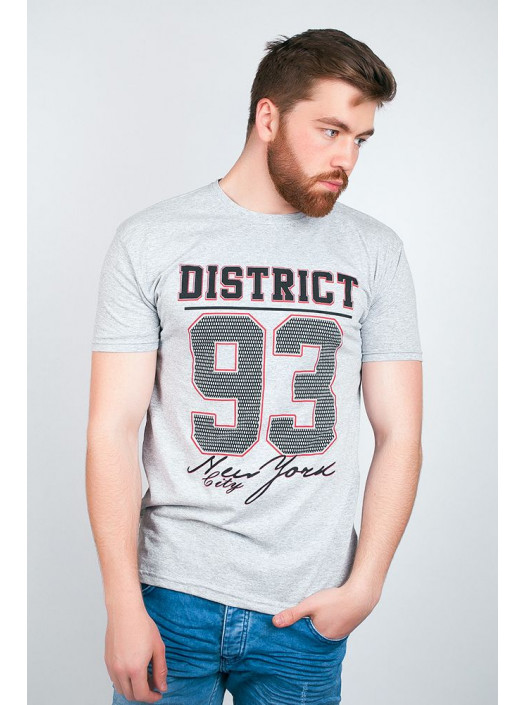 Футболка Футболка №132F002_Светло-серый