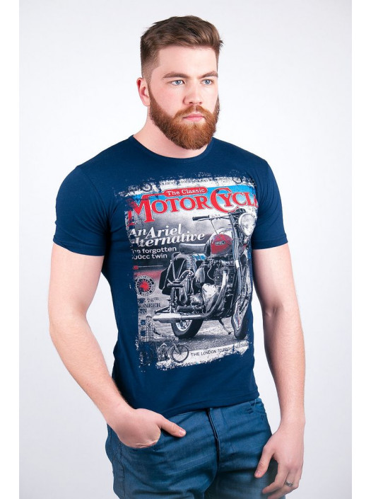 Футболка Футболка №67F019_Темно-синий